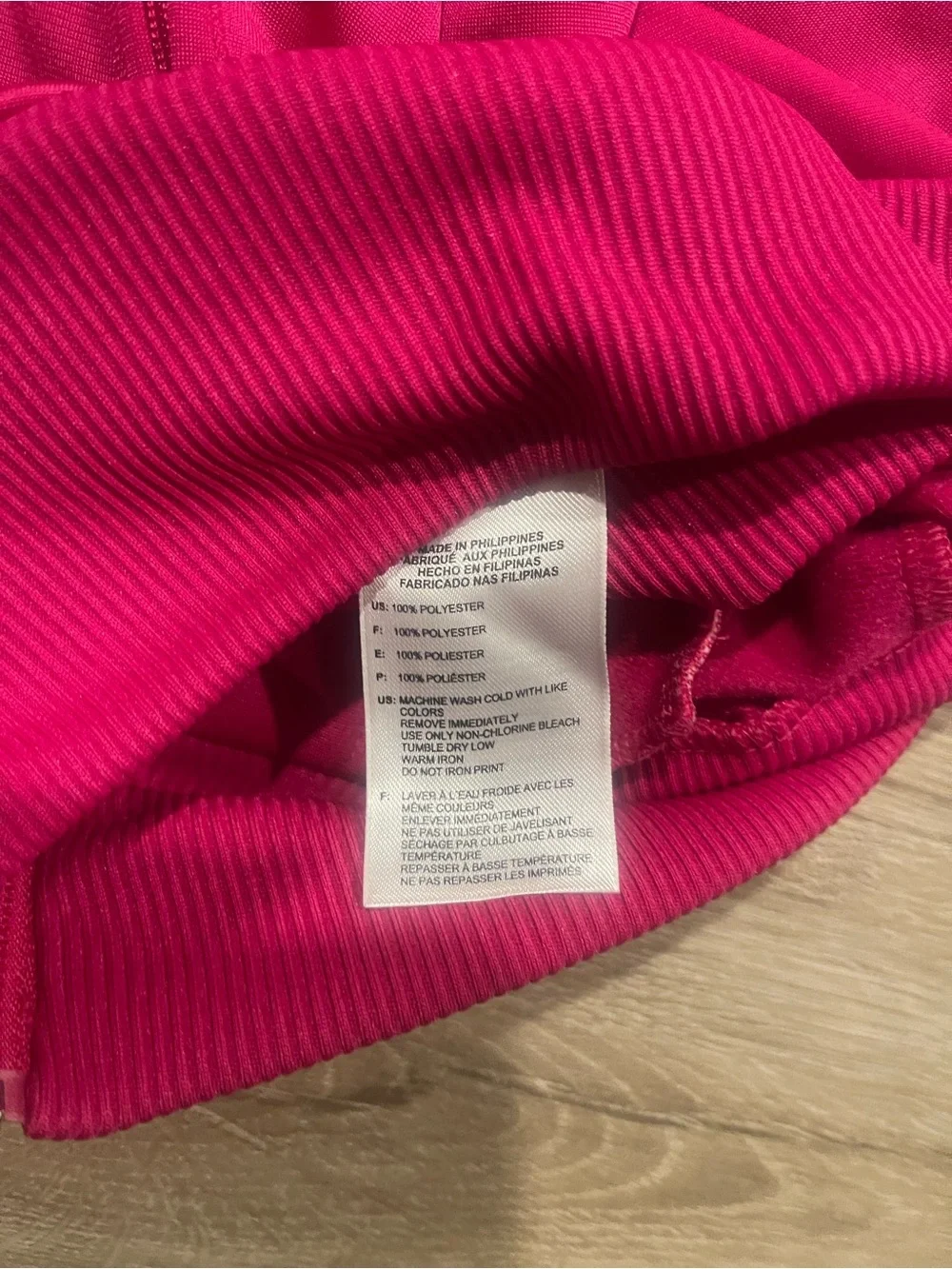adidas Hot Pink Track Jacket with White 3-Stripes